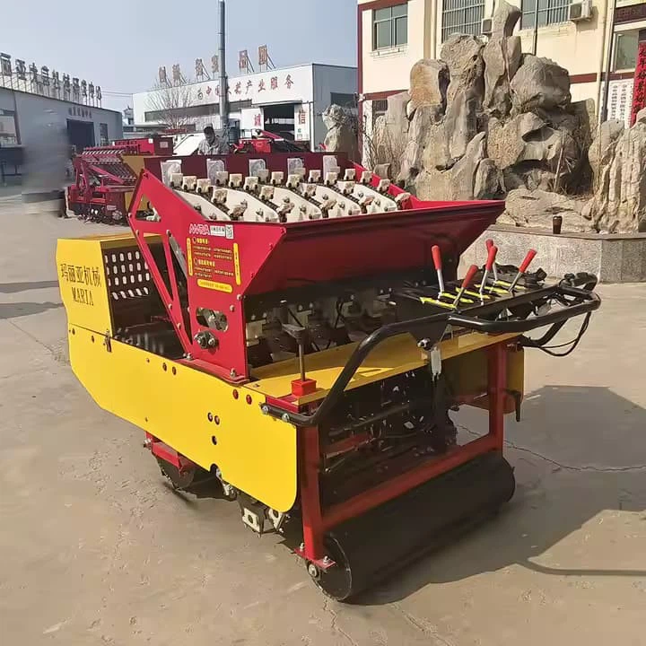 Multi-Functional Garlic Planter With Adjustable Row Distance 20cm Depth Control For Clay Agricultural Garlic Tractor Sowing Machine